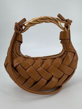JW PEI Orla Weave Mini Handbag Brown Bag Purse